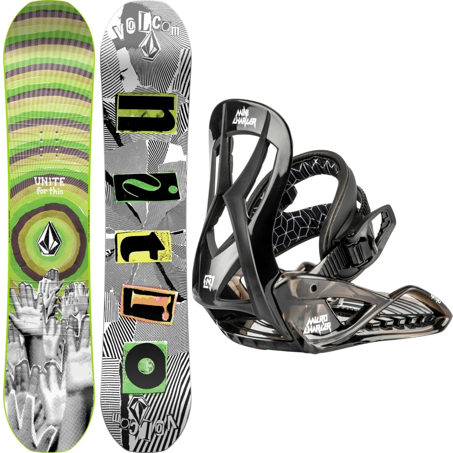 Nitro Ripper Kid's X Volcom + Nitro Charger Micro 2023 - Boy's Package