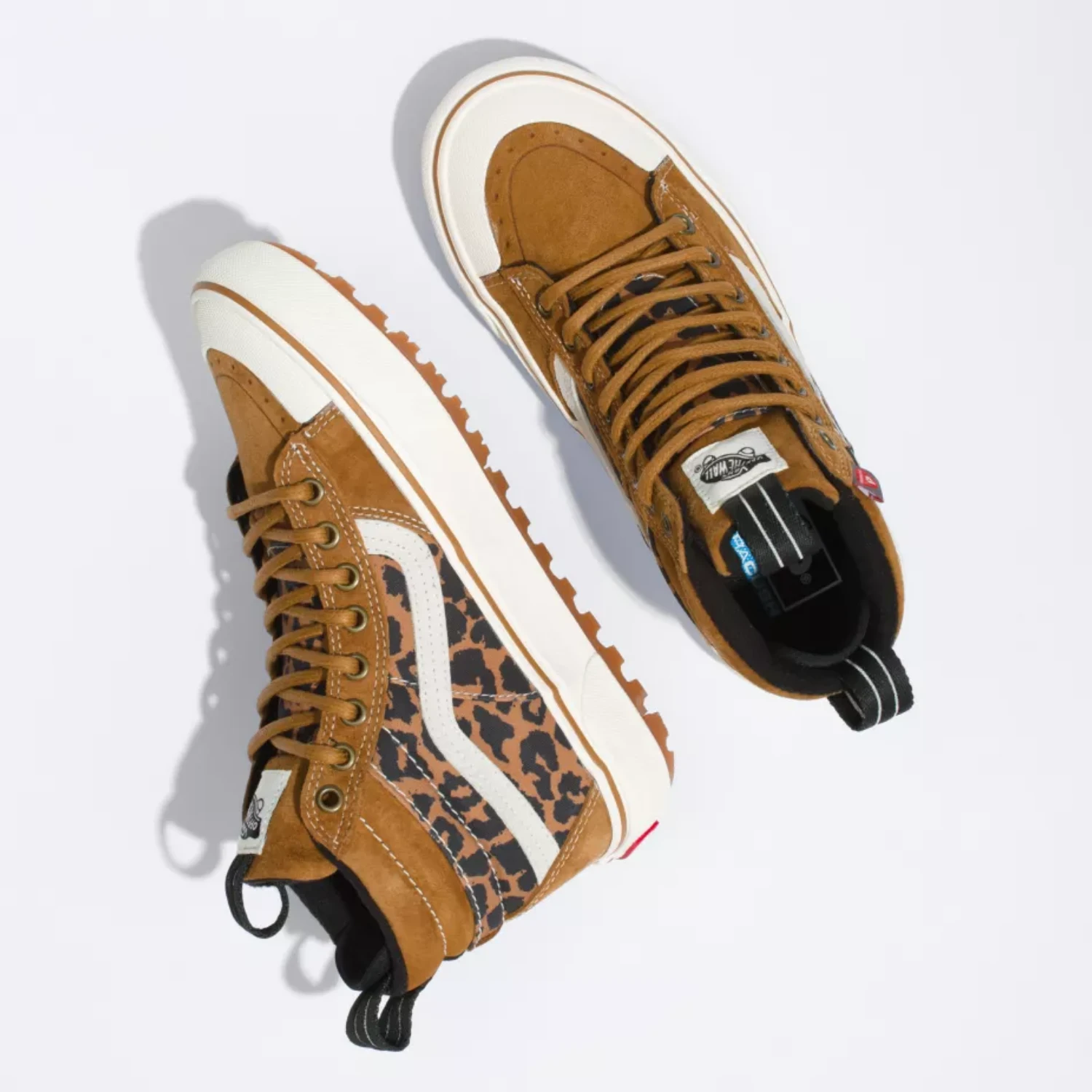 Vans Sk8-Hi MTE-2 Chipmunk/Leopard Womens Skate Shoes - Image 2