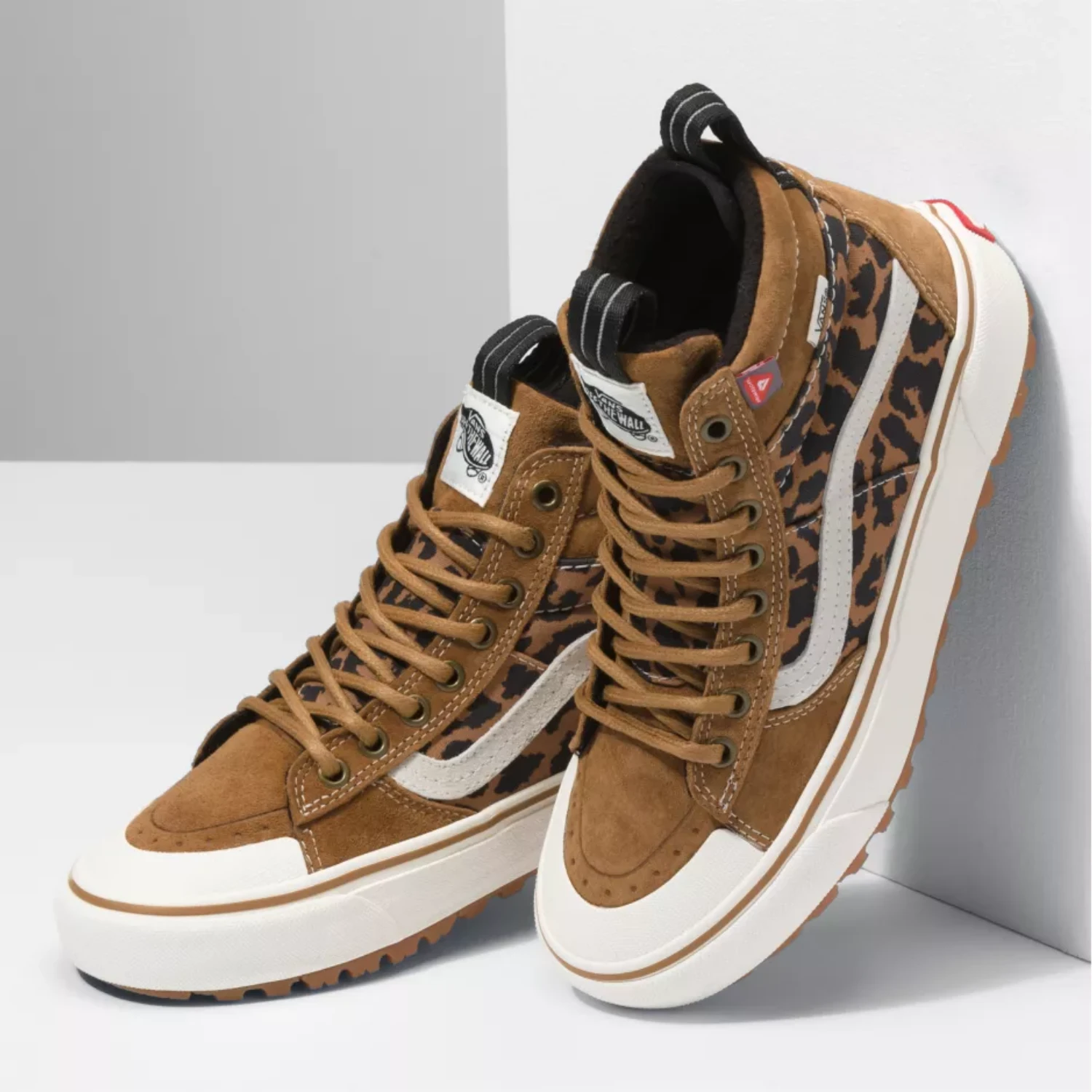 Vans Sk8-Hi MTE-2 Chipmunk/Leopard Womens Skate Shoes - Image 3